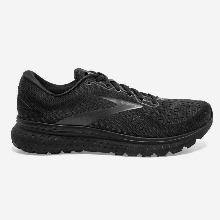 Brooks Glycerin 18 Mens Road Running Shoes - Black/Ebony/Grey/Charcoal - Philippines (372619UPD)